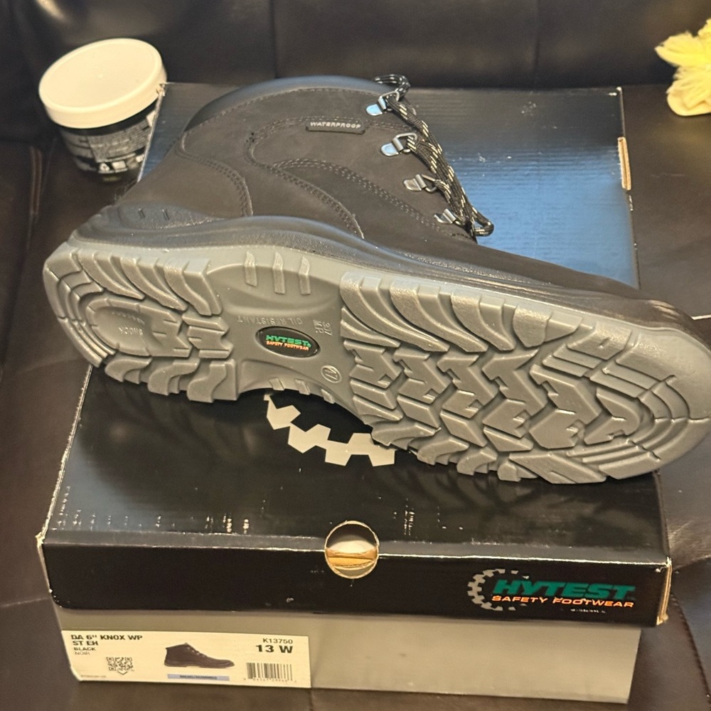 Men's Black Safety Footwear